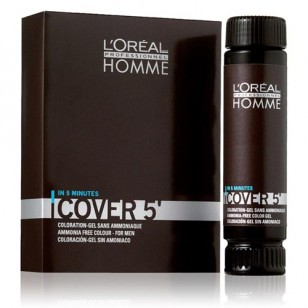 Loreal Cover 5 - Професионална боя за коса за мъже 50 ml - №6 – Тъмнорусо